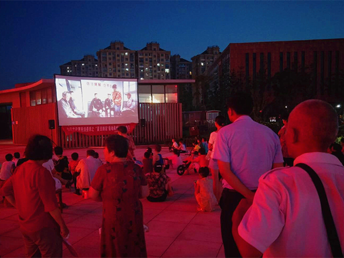 免费露天电影进公园这些公园广场可以看