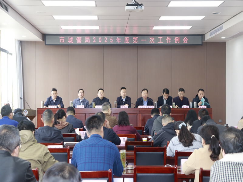 市城管局2025年度工作例会召开